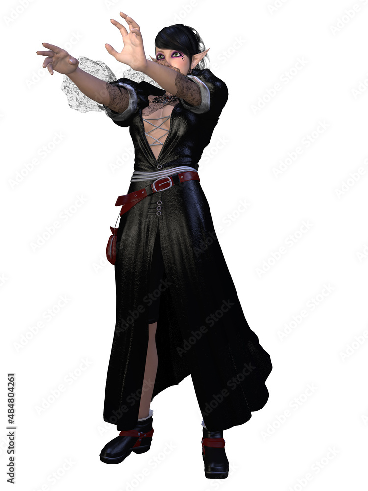 3d illustation of an fantasy fairytale figure 3d illustation of an fantasy fairytale figure