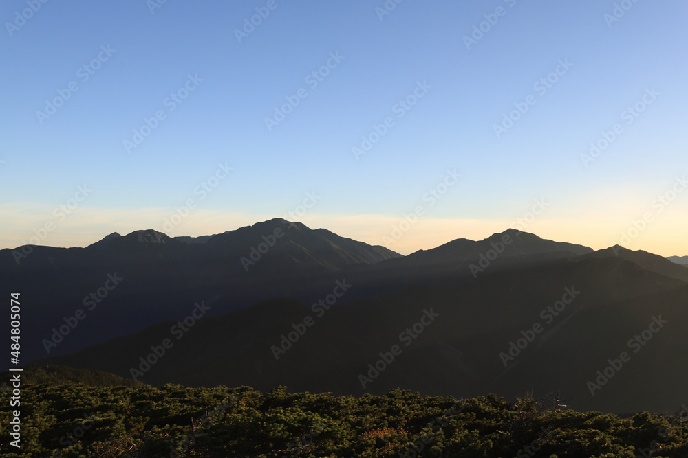 sunrise in the mountains sunrise in the mountains