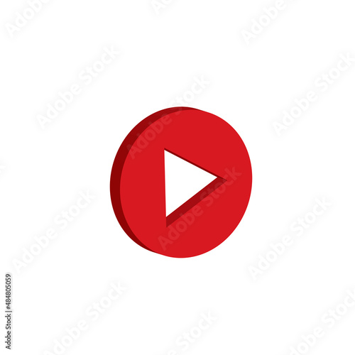 play button 3d vector design illustration Free Download play button 3d vector design illustration - GFXLoad