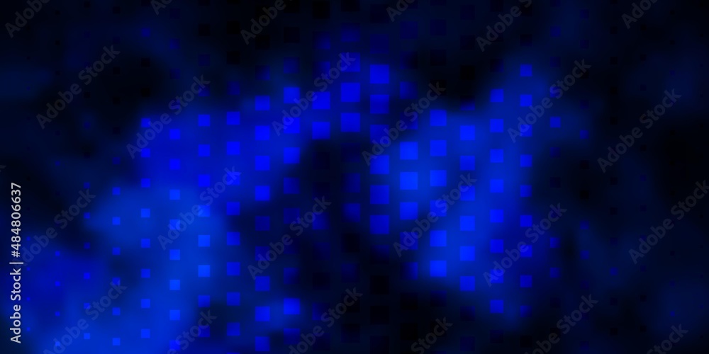 Dark BLUE vector texture in rectangular style. Dark BLUE vector texture in rectangular style.