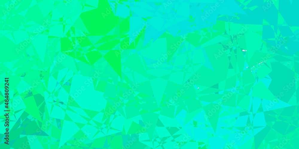 Light Green vector layout with triangle forms. Light Green vector layout with triangle forms.