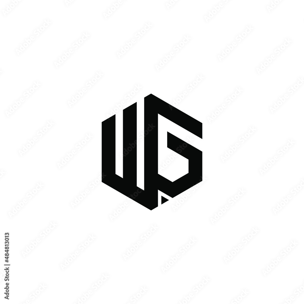 wg latter vector logo abstrack wg latter vector logo abstrack