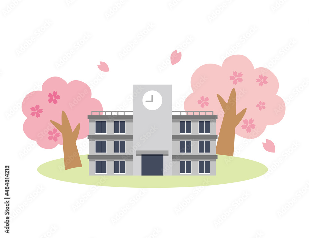 春の新学期 学校 春の新学期 学校