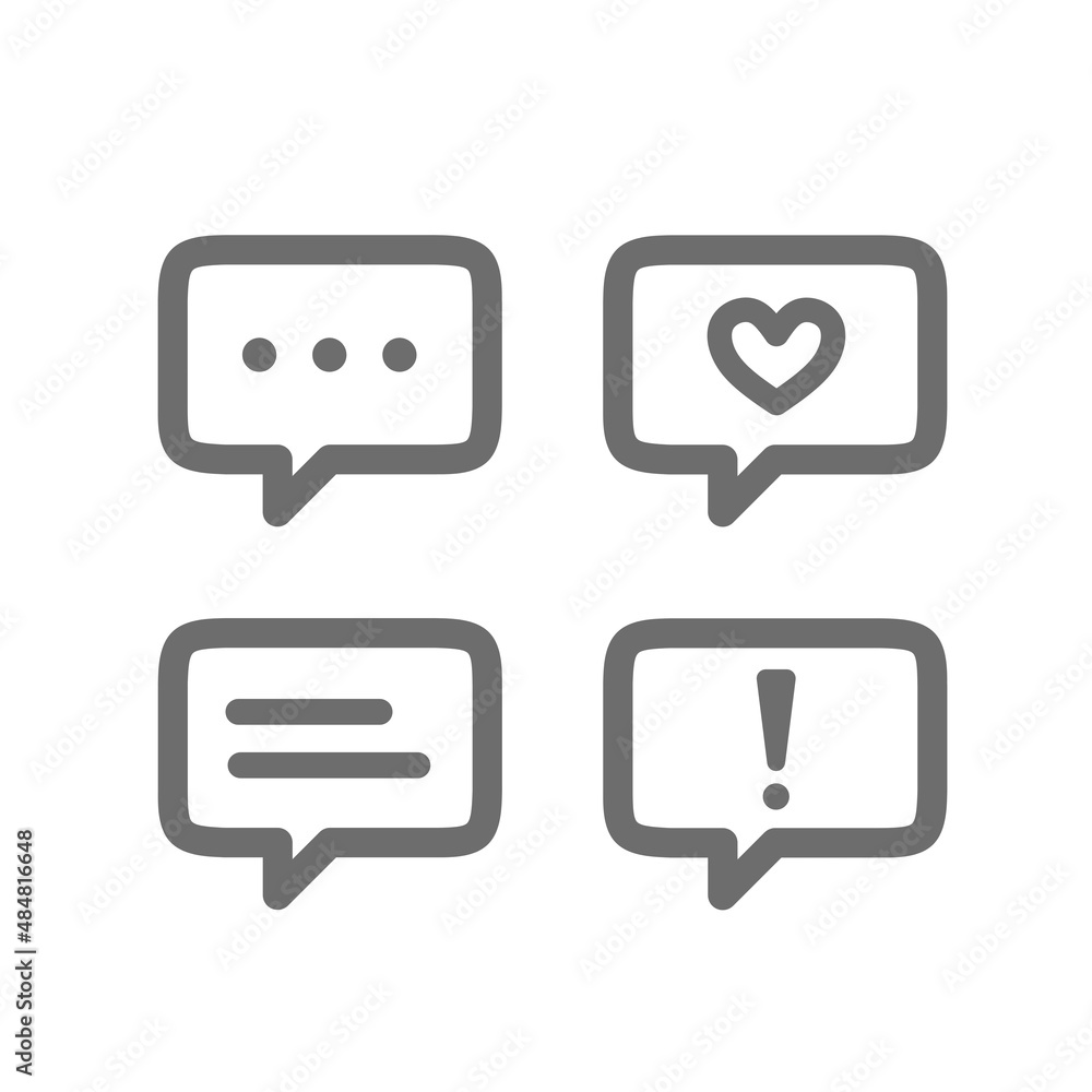 message or comment icon. flat vector design isolated on white background. message or comment icon. flat vector design isolated on white background.