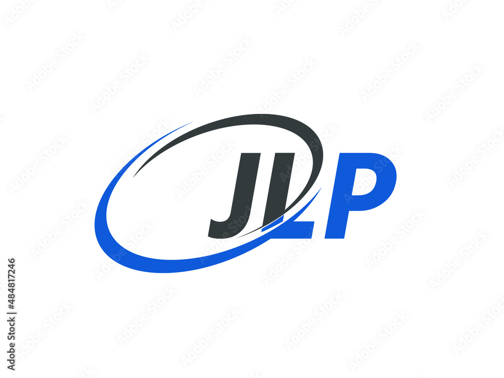 JLP letter creative modern elegant swoosh logo design JLP letter creative modern elegant swoosh logo design