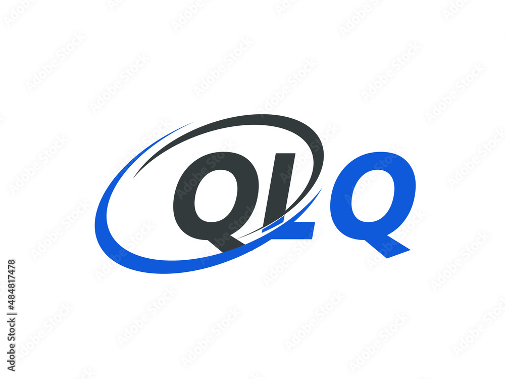 QLQ letter creative modern elegant swoosh logo design QLQ letter creative modern elegant swoosh logo design