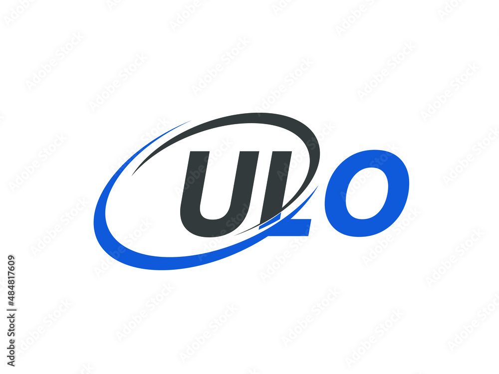 ULO letter creative modern elegant swoosh logo design ULO letter creative modern elegant swoosh logo design