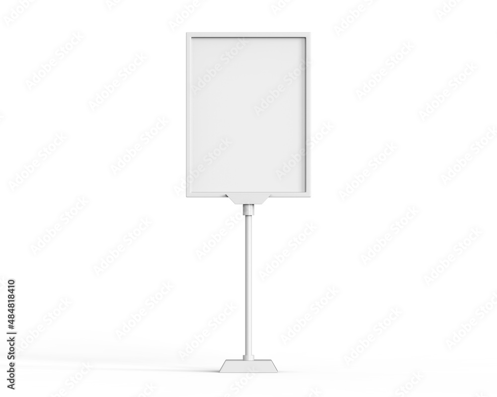 Top Loader Floor Sign Holders Poster Stands Top Load Steel frame for advertising and branding. 3d render illustration Top Loader Floor Sign Holders Poster Stands Top Load Steel frame for advertising and branding. 3d render illustration