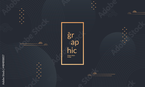 Minimal geometric background in asian style. Eps10 vector.