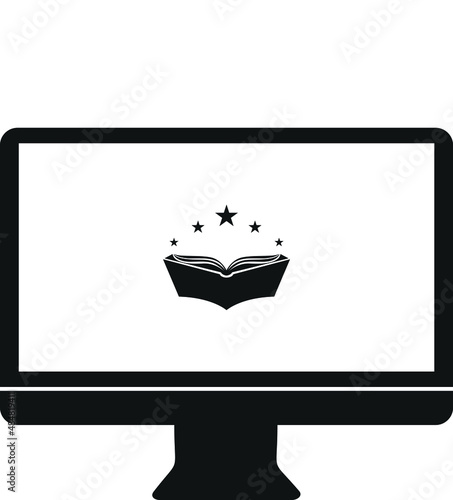 e book icon,online book,online class,laptop,mobile,computer icon,pdf icon