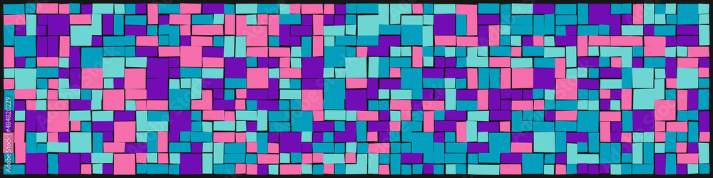 Offset Quads generative art background art illustration Offset Quads generative art background art illustration