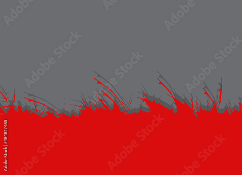 Simple background with red grunge pattern and