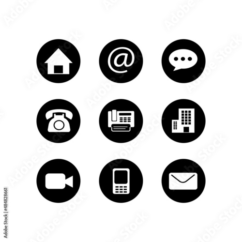 set of icons for web
