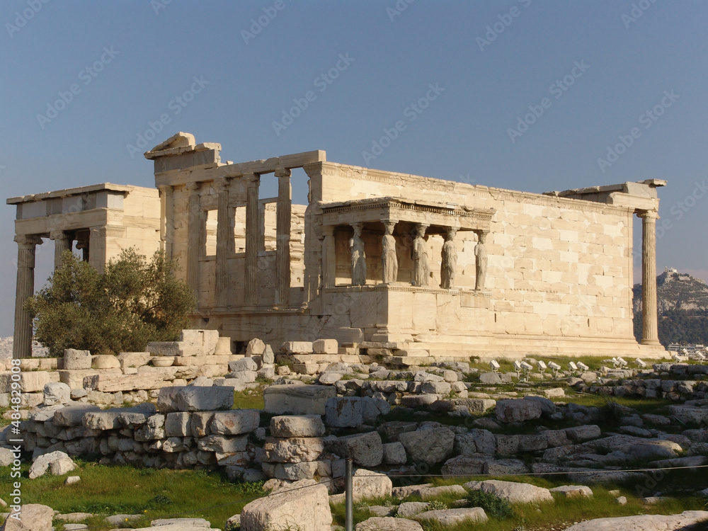 Acropolis of Athen with Parthenon Temple