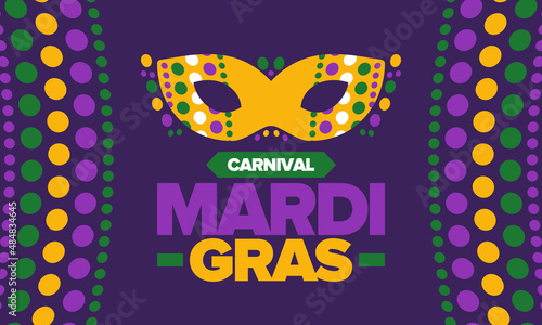 Obraz na płótnie Mardi Gras Carnival in New Orleans