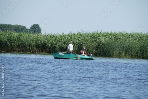 couple on the boat