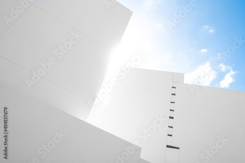 White building architecture