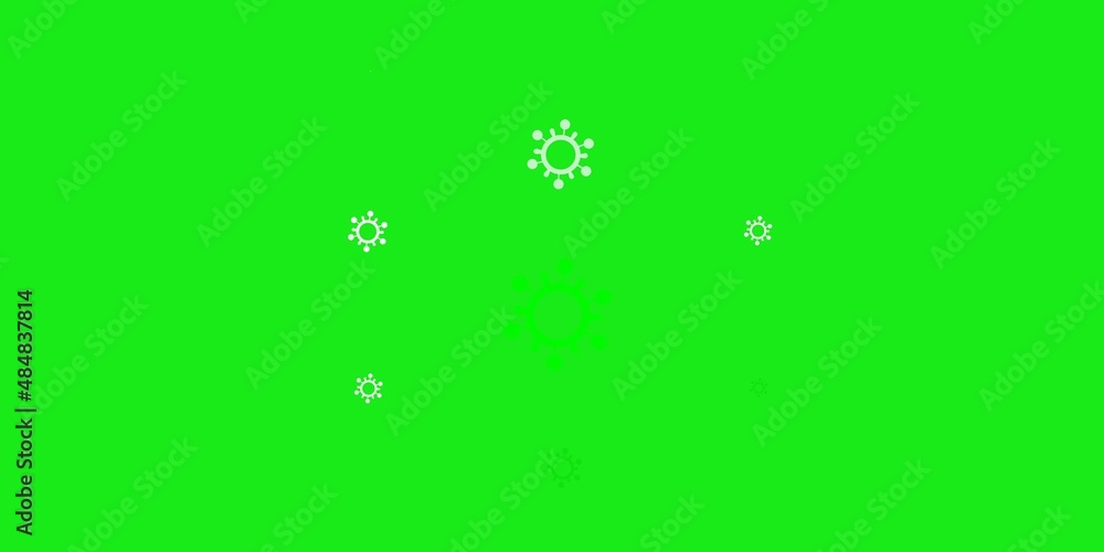 Light Green, Yellow vector backdrop with virus symbols. Light Green, Yellow vector backdrop with virus symbols.