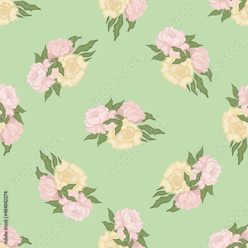pattern, seamless composition, floral pattern