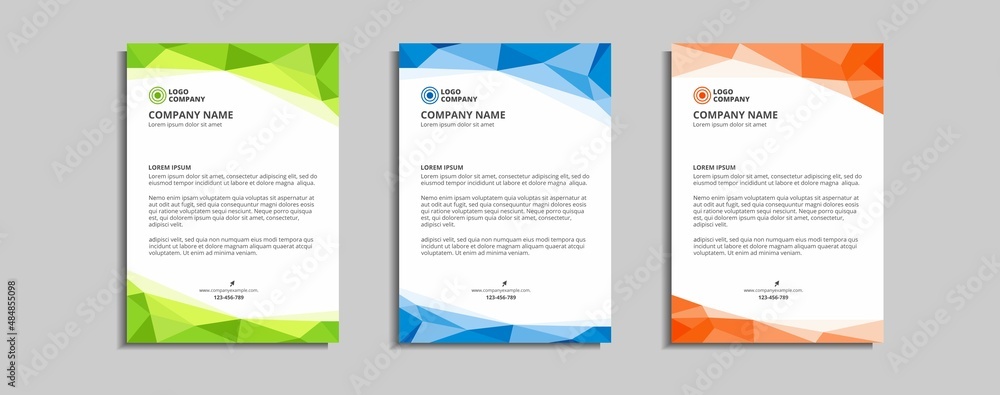 modern corporate letterhead template design modern corporate letterhead template design