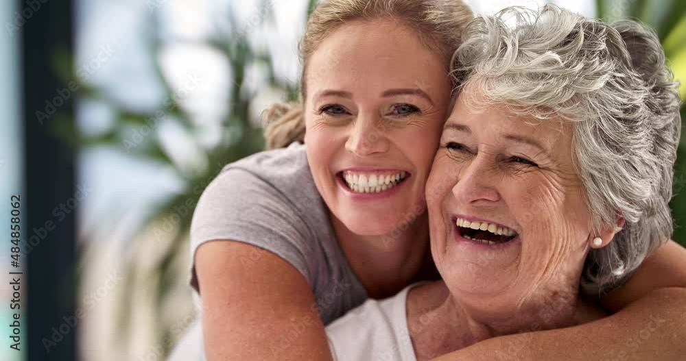 They always have a laugh together. 4k video footage of a smiling senior mother and her mature adult daughter. They always have a laugh together. 4k video footage of a smiling senior mother and her mature adult daughter.