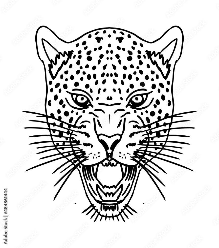 Tattoo tribal leopard graphic design vector art Tattoo tribal leopard graphic design vector art