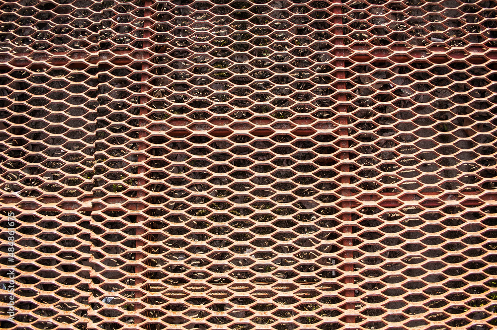 Texture background grid metal geometric Texture background grid metal geometric