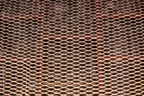 Texture background grid metal geometric