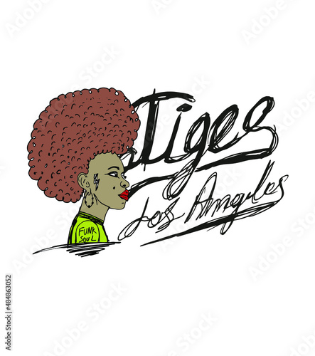 Disco funk punk graphic design vector art