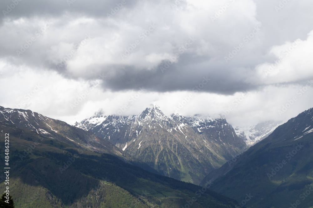 gloomy mountains