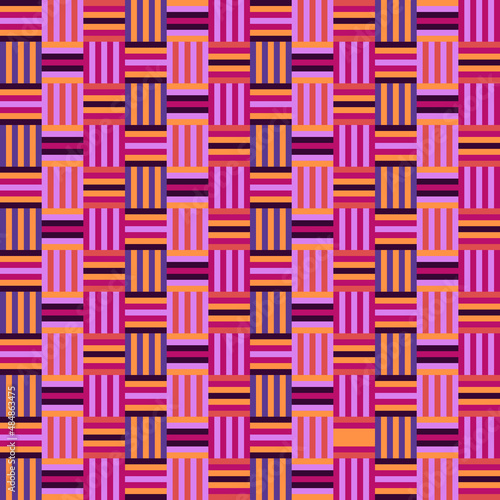 African kente cloth seamless pattern