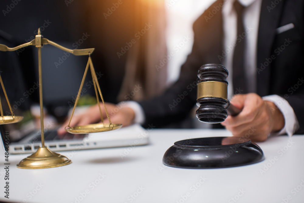 justice and law concept.Male judge Consultation and legal concepts, lawyers, justice and law concept.Male judge Consultation and legal concepts, lawyers,