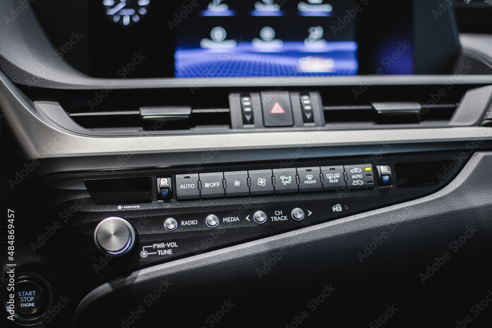 manual air conditioning controls of the car manual air conditioning controls of the car