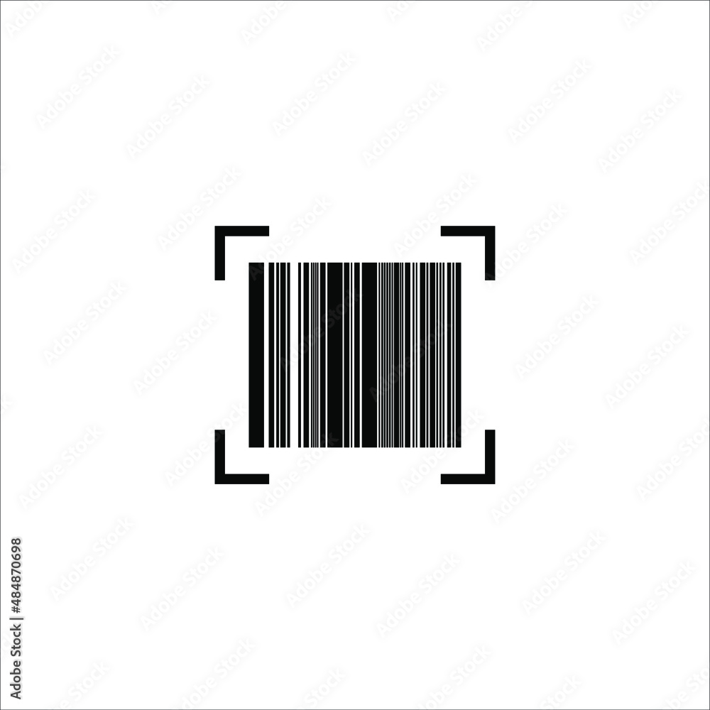 barcode icon, vector, illustration, symbol barcode icon, vector, illustration, symbol