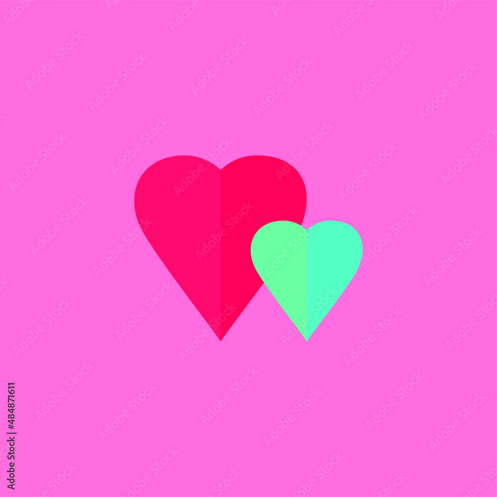 valentine's day icon. can be used for greeting cards, social media, advertising, and other design purposes.