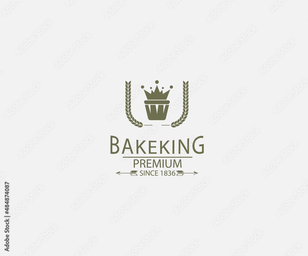 Bakery Logo Design Vector Template