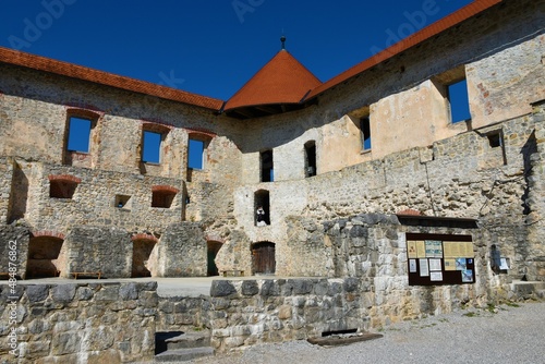 Inside of the Zuzemberk castle in Suha Kranjin  Dolenjska  Slovenia
