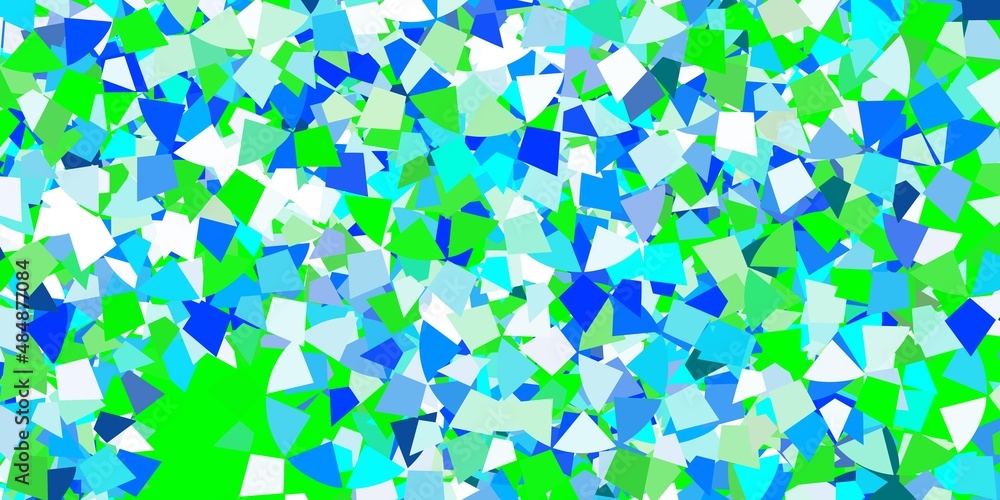 Light blue vector background with triangles. Light blue vector background with triangles.