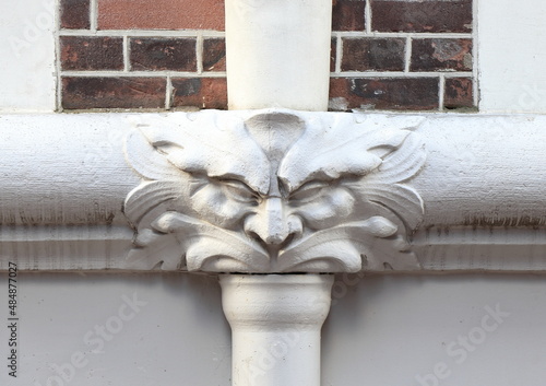 Amsterdam Nes Street Ornamental Grotesque Drain Pipe Detail, Netherlands