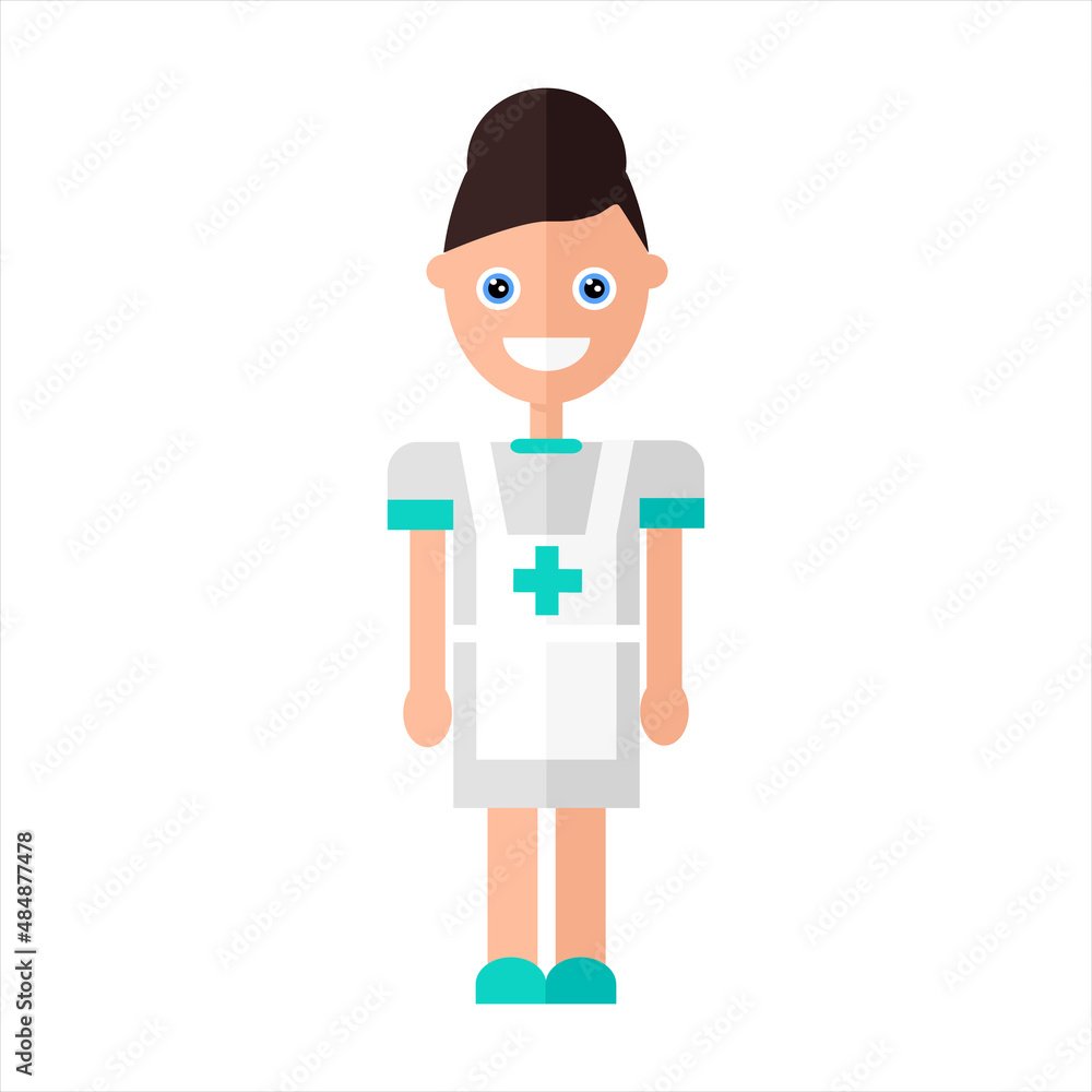 Nurse in medical uniform. Nurse in medical uniform.