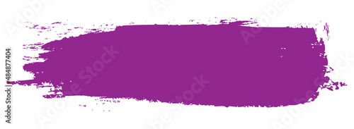 Violet brush stroke isolated on white background. Trendy brush stroke vector for violet ink paint, grunge backdrop, dirt banner, watercolor design and dirty texture. Brush stroke vector