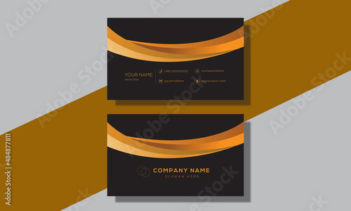 black and gold simple modern luxury business card design template -01