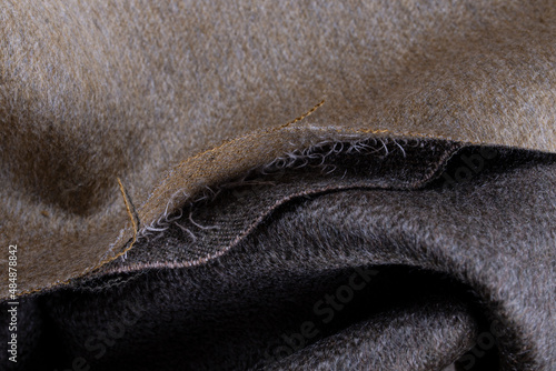 close up of a fur coat