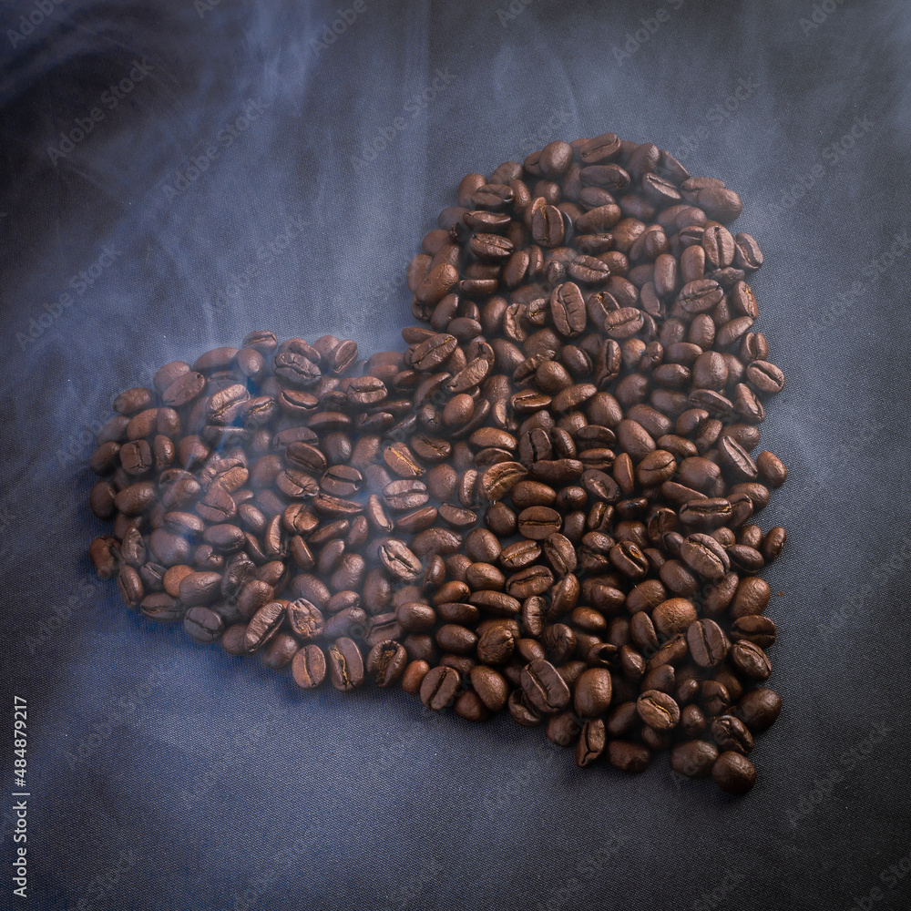 Arranged heart shape from delicious Arranged heart shape from delicious