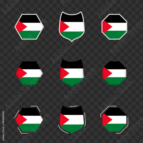 National symbols of Palestine on a dark transparent background, vector flags of Palestine. Free Download National symbols of Palestine on a dark transparent background, vector flags of Palestine. - GFXLoad