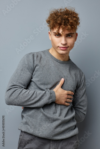 Wallpaper Mural handsome guy sexy posing self confidence Lifestyle unaltered Torontodigital.ca