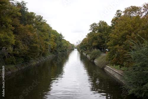 Landwehr canal in Berlin in autumn