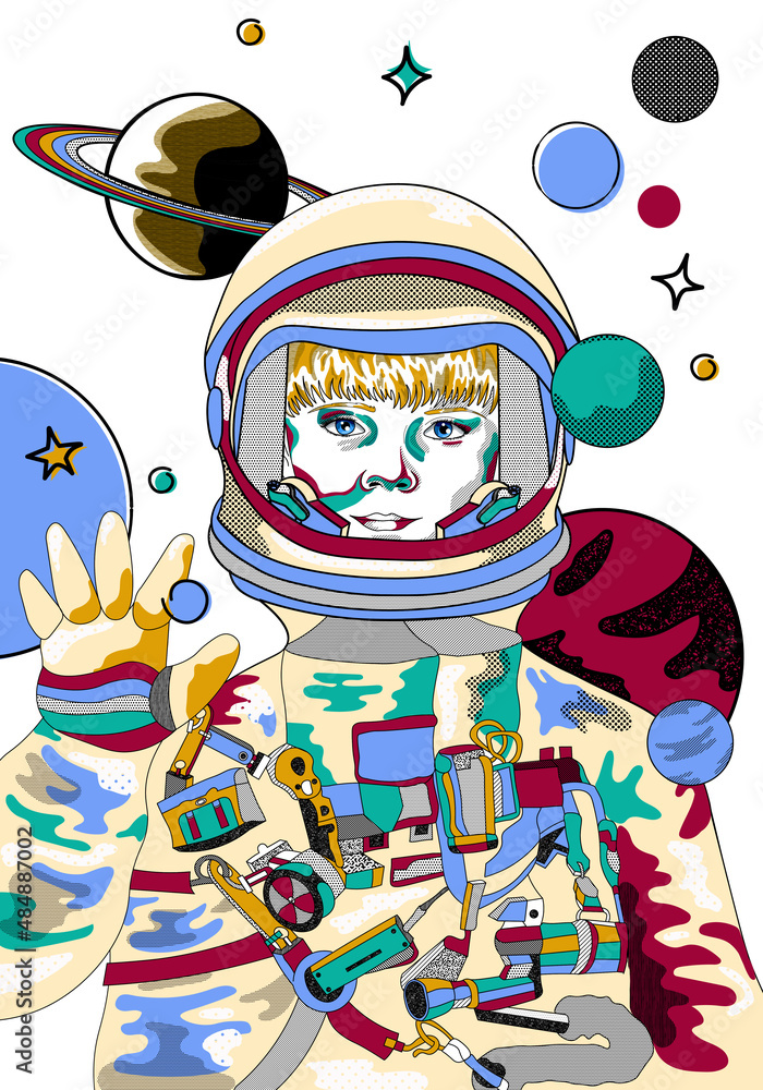 Little Astronaut says Hi! Little Astronaut says Hi!