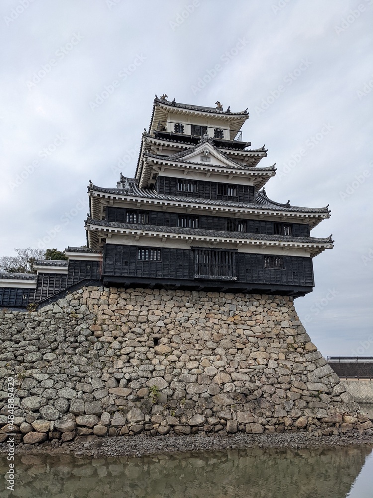 Historical Nakatsu Castle in Nakatsu City, Oita Prefecture Historical Nakatsu Castle in Nakatsu City, Oita Prefecture