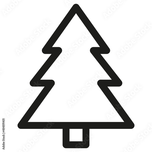 Ikona choinka, drzewo, ogród.